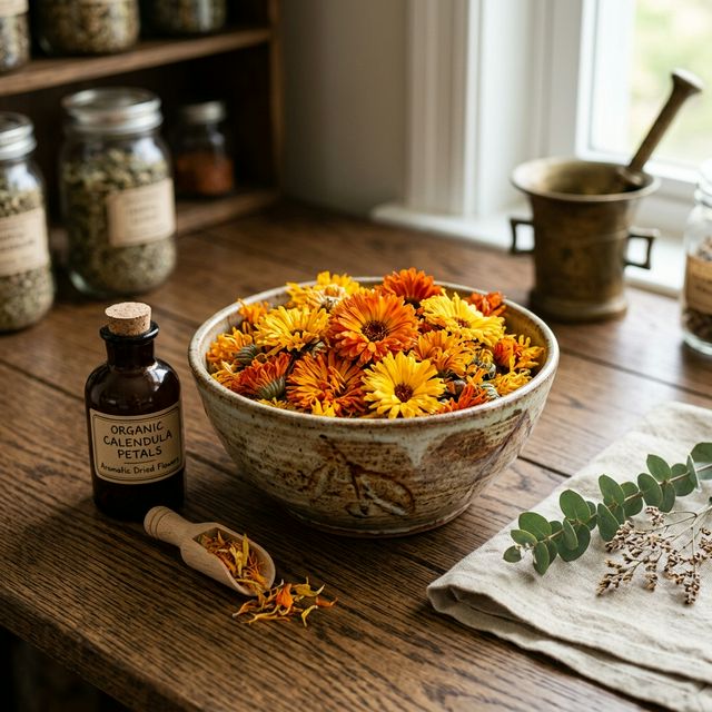Dried Calendula Flowers