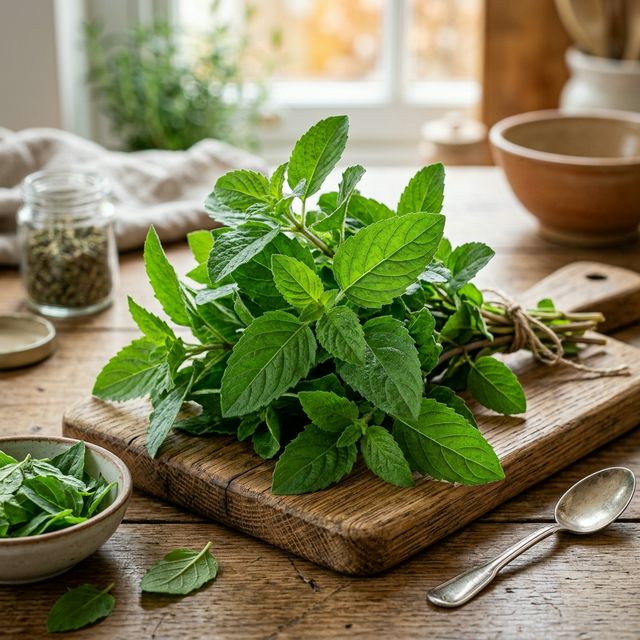 Fresh Holy Basil (Tulsi) Leaves